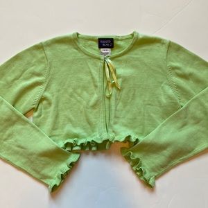 NWT rugged bear knit shrug